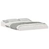 vidaXL Cadre de lit Blanc 140 x 210 cm Pin massif
