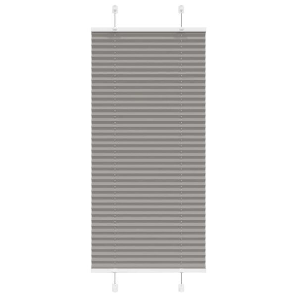 vidaXL Store pliss&eacute; anthracite 60x100 cm largeur du tissu 59,4 cm