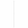 vidaXL T&ecirc;te de lit m&eacute;tal blanc 180 cm