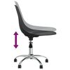 vidaXL Chaise pivotante de bureau Gris clair PP