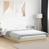 vidaXL Cadre de lit sans matelas ch&ecirc;ne sonoma 120x200 cm