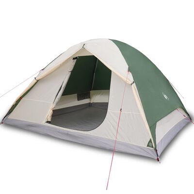 vidaXL Tente de camping à dôme 6 personnes vert imperméable