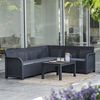 Keter Canap&eacute; 2 places de jardin Rosalie Graphite