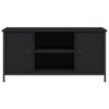 vidaXL Meuble TV Noir 100x40x50 cm Bois d'ing&eacute;nierie