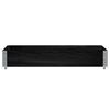 vidaXL Collier de palette noir 120x80 cm bois de pin solide