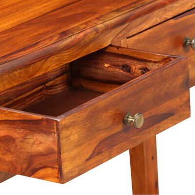 vidaXL Table console Bois massif de Sesham 90 x 32 x 76 cm