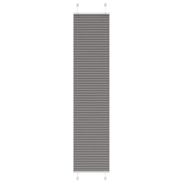 vidaXL Store pliss&eacute; anthracite 45x200 cm largeur du tissu 44,4 cm