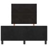 vidaXL Lit &agrave; ressorts avec t&ecirc;te de lit Noir 120 x 190 cm Velours