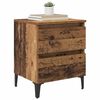 vidaXL Cabinet de chevet 2 pcs Bois ancien 40 x 35 x 50 cm
