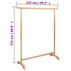 vidaXL Porte-manteau 125 x 175 cm Bois de ch&ecirc;ne massif