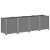vidaXL Jardini&egrave;re gris clair 160x40x53 cm polypropyl&egrave;ne