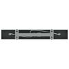 vidaXL Spot de plafond avec des projecteurs Noir 38 x 6 x 16 cm M&eacute;tal