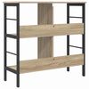 vidaXL &Eacute;tag&egrave;re Ch&ecirc;ne Sonoma 82 x 32 x 79 cm Bois d'ing&eacute;nierie