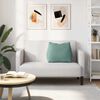 vidaXL Coussin de Dos Vert Mer 60 x 20 x 50 cm Tissu en velours c&ocirc;tel&eacute;