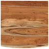 vidaXL Dessus de bureau carr&eacute; bois massif d'acacia bordure assortie