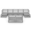 vidaXL Salon de jardin 9 pcs bois de pin massif
