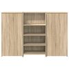 vidaXL Bureau r&eacute;ception ch&ecirc;ne sonoma 155x50x103,5 cm bois d'ing&eacute;nierie