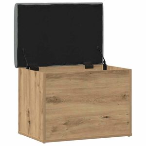 vidaXL Banc de rangement ch&ecirc;ne artisanal 62x42x45 cm bois d'ing&eacute;nierie