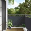 vidaXL &Eacute;cran d'intimit&eacute; de balcon anthracite 600x75 cm PVC
