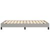 vidaXL Cadre de lit sans matelas gris clair 120x200 cm tissu
