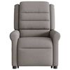 vidaXL Fauteuil inclinable &eacute;lectrique taupe tissu