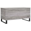 vidaXL Table basse Sonoma gris 90x44,5x45 cm Bois d'ing&eacute;nierie