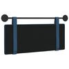 vidaXL T&ecirc;te de lit suspendue Montage mural Bleu 110 x 55 x 5 cm tissu