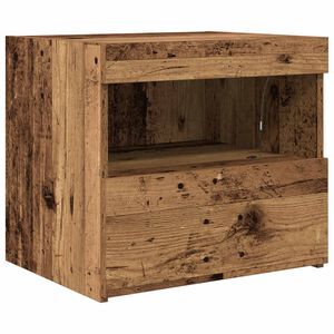 vidaXL Cabinet de chevet Bois ancien 50 x 40 x 45 cm Bois d'ing&eacute;nierie