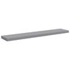 vidaXL &Eacute;tag&egrave;re murale flottante gris 120x23,5x3,8 cm MDF