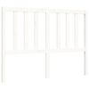 vidaXL Cadre de lit sans matelas blanc 140x200 cm bois de pin massif