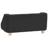 vidaXL Canap&eacute; pour chien Noir 95x63x39 cm Lin
