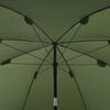 vidaXL Umbrella de p&ecirc;che Jaune arm&eacute;e 240 x 210 cm Polyester Oxford