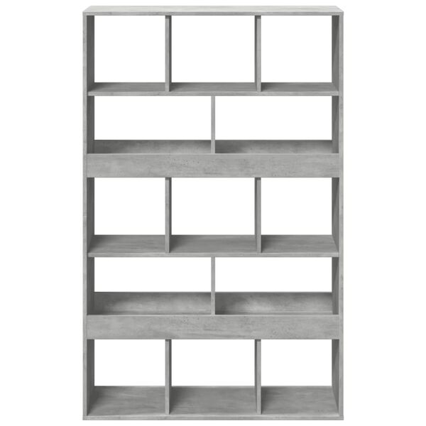 vidaXL Cloison de s&eacute;paration gris b&eacute;ton bois d'ing&eacute;nierie