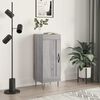 vidaXL Buffet Sonoma gris 34,5x34x90 cm Bois d'ing&eacute;nierie