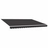 vidaXL Tissu de remplacement pour auvent anthracite 500x350 cm polyester
