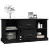 vidaXL Meuble TV noir 99,5x35,5x48 cm bois d'ing&eacute;nierie