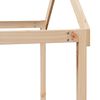 vidaXL Lit superpos&eacute; avec &eacute;chelle et toit sans matelas 90x190 cm
