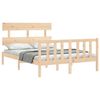 vidaXL Cadre de lit sans matelas 120x200 cm bois de pin massif