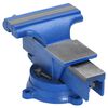 vidaXL &Eacute;tau d'&eacute;tabli bleu 150 mm fonte