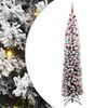 vidaXL Sapin de No&euml;l artificiel Vert 210 cm PVC et acier et plastique