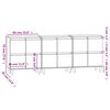 vidaXL Buffets 3 pcs noir 60x35x70 cm bois d'ing&eacute;nierie