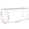 vidaXL Banc de jardin marron miel 110x38x45 cm bois de pin massif