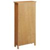 vidaXL Armoire de rangement 50x22x110 cm Bois de ch&ecirc;ne massif