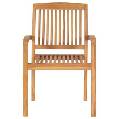 vidaXL Chaises de jardin lot de 2 et coussins blanc crème Bois de teck