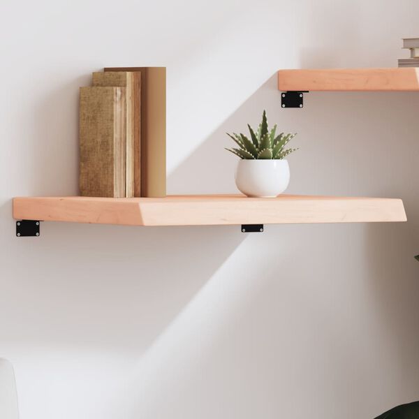 vidaXL &Eacute;tag&egrave;re murale 60x50x(2-6) cm bois de ch&ecirc;ne massif non trait&eacute;