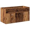 vidaXL Ensemble de meubles salle de bain 4 pcs bois d'ing&eacute;nierie