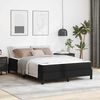 vidaXL Cadre de lit avec matelas Noir 160 x 200 cm tissu