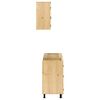 vidaXL Armoire avec tiroir SKI 8 pcs Brun Miel Bois de pin massif