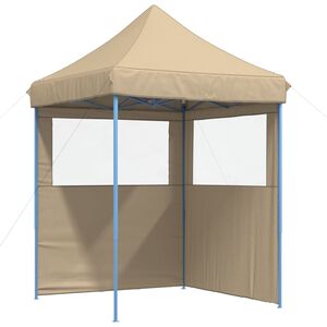 vidaXL Tente de r&eacute;ception pliable escamotable avec 2 parois lat&eacute;rales