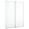 vidaXL Tableau blanc magn&eacute;tique pliable 80x100x1,7 cm aluminium